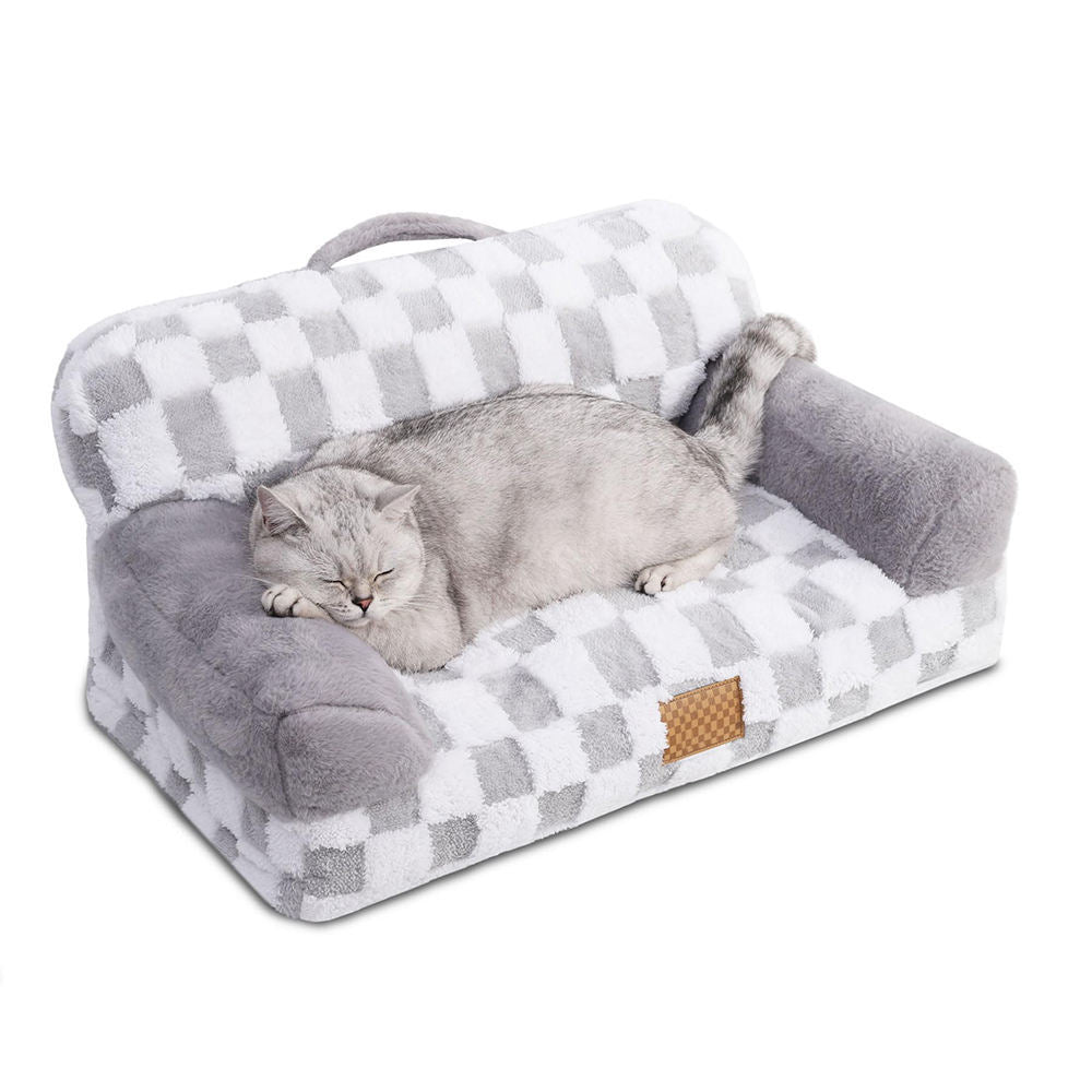 Calming Orthopedic Pet Couch — Eco-Friendly, Removable Cover, Non-Slip