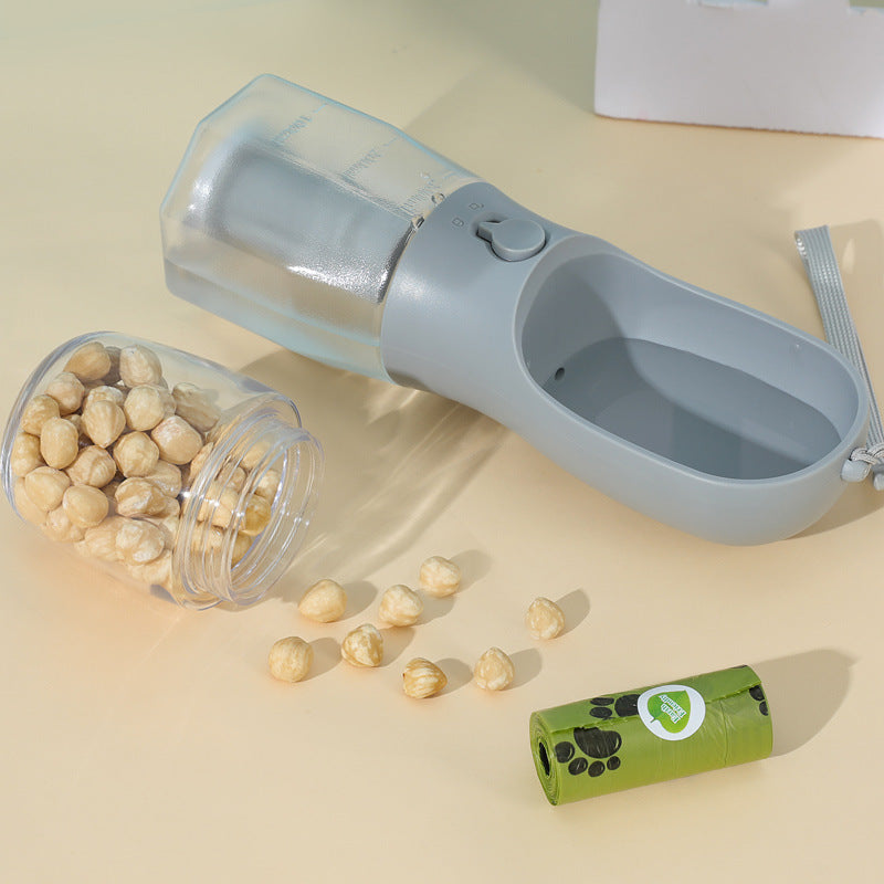 All-in-One Dog Cup: Hydrate, Feed, Clean on the Go