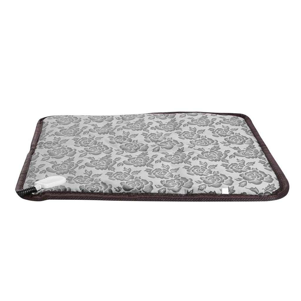 1Pc Pet Heating Pad Dog Cat Electric Heating Mat Waterproof Adjustable Warming Blanket With Chew Resistant Steel Cord Case