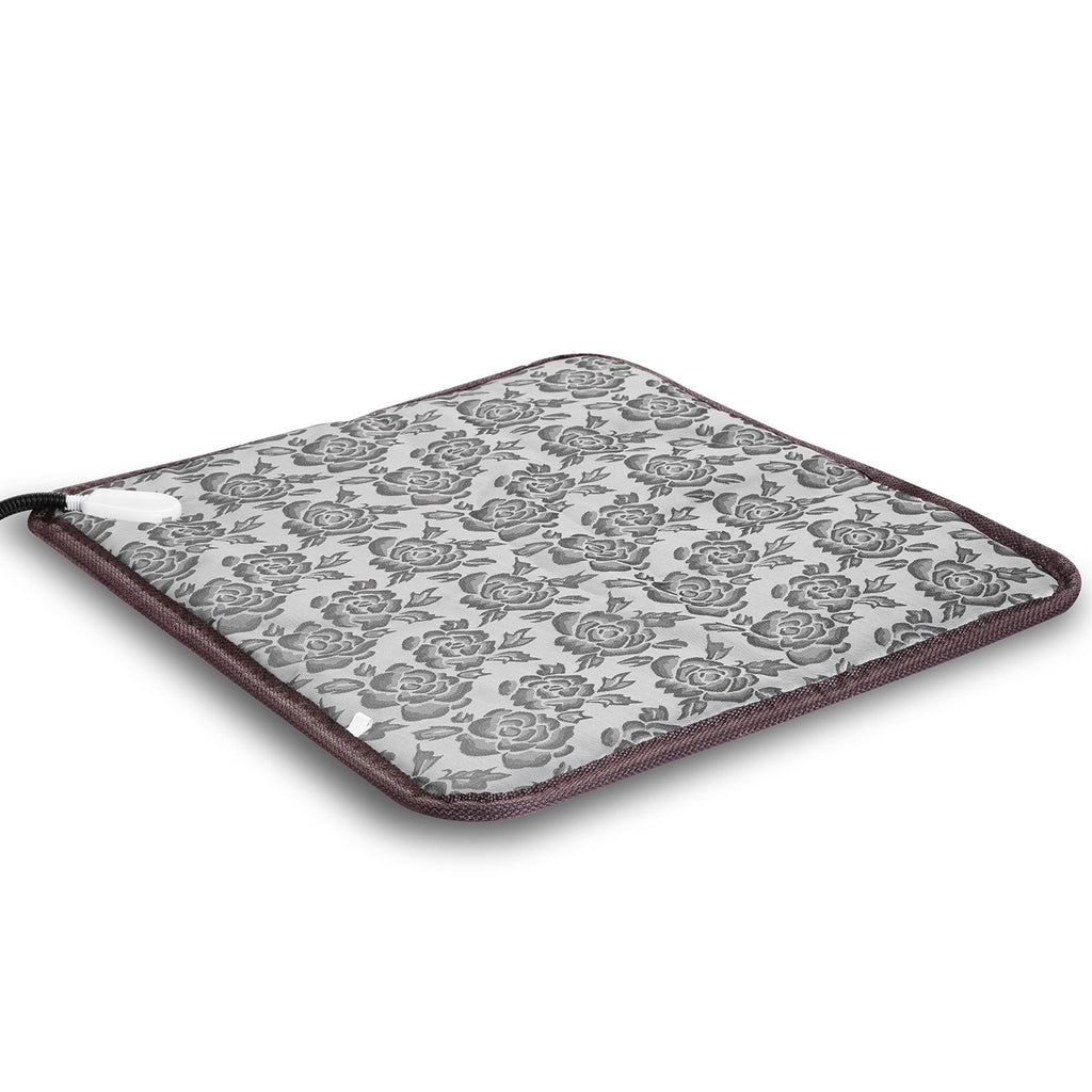 1Pc Pet Heating Pad Dog Cat Electric Heating Mat Waterproof Adjustable Warming Blanket With Chew Resistant Steel Cord Case